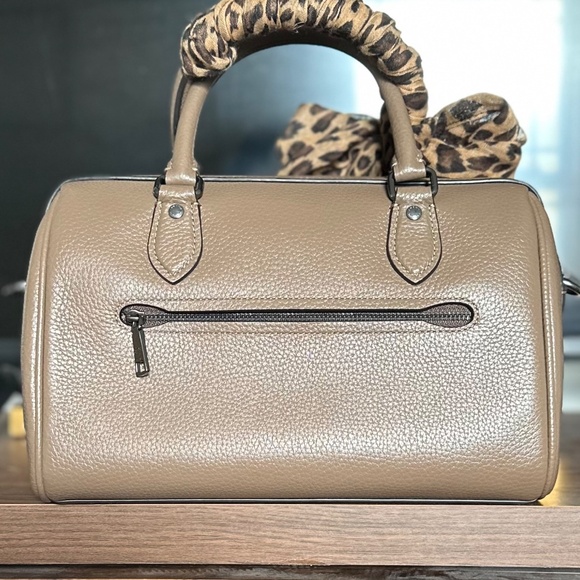 Rowan Satchel Bag in Dark Stone - Picture 3 of 4